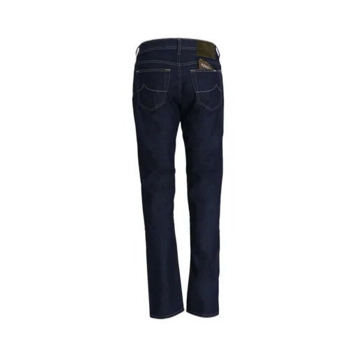 Contrast Stitch-Detailing Jeans