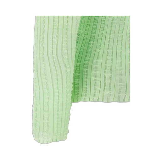 Boat Neck Pleated Jumper