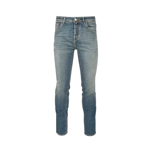 Logo Patch Slim-Fit Jeans