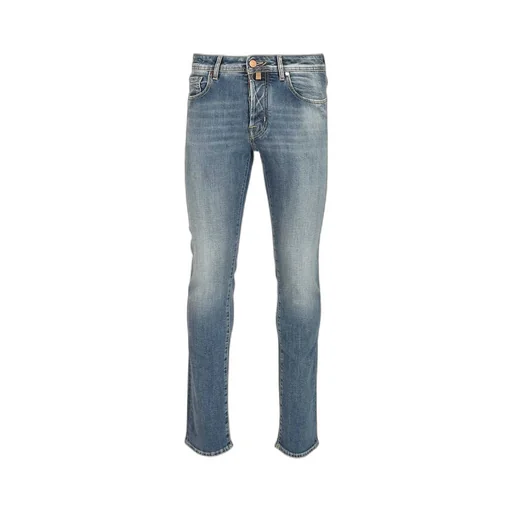 Logo Patch Slim-Fit Jeans