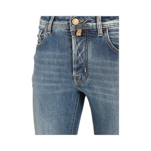 Logo Patch Slim-Fit Jeans