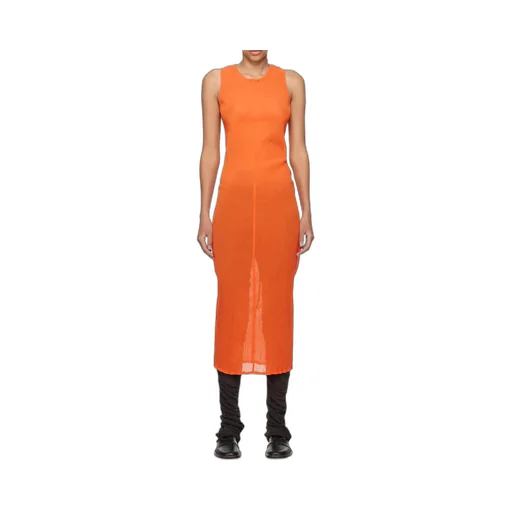 Round Collar Sleeveless Dress