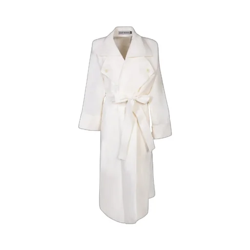 Shaped Membrane Linen Trench Coat