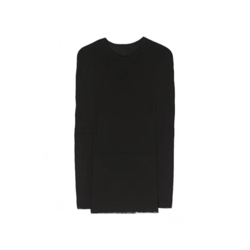 Fringed Fine-Knit Top