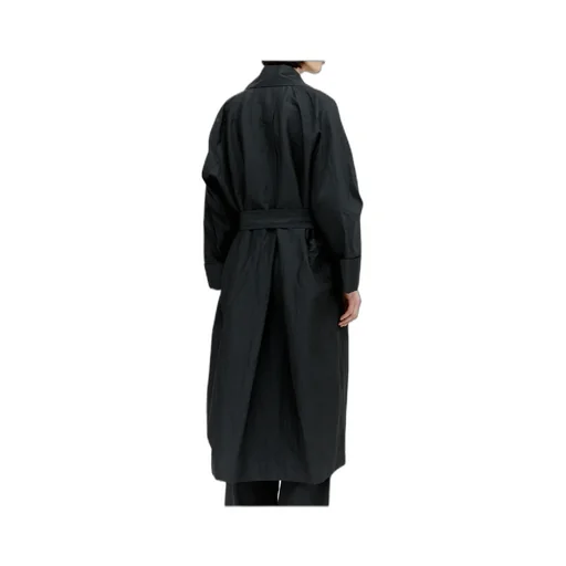 Shaped Membrane Belted Maxi Coat