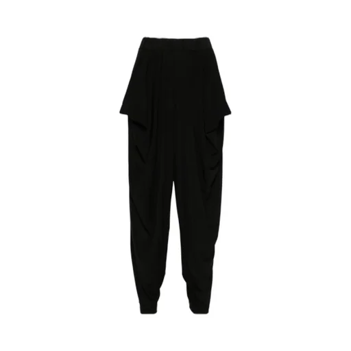 Draped Tapered Trousers