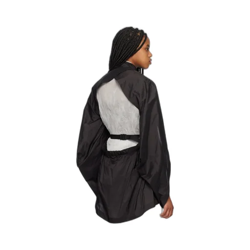 Belted Backless Shirt