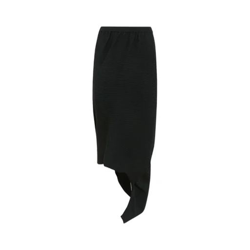 Aerate Asymmetric Draped Skirt