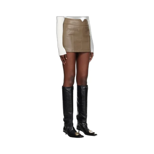 Zipper Mini Skirt