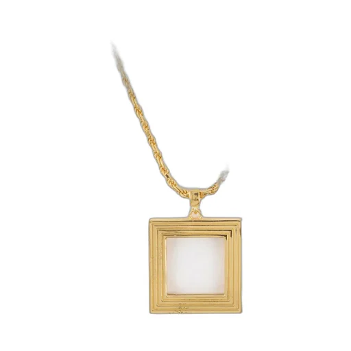 Square Pendant Necklace
