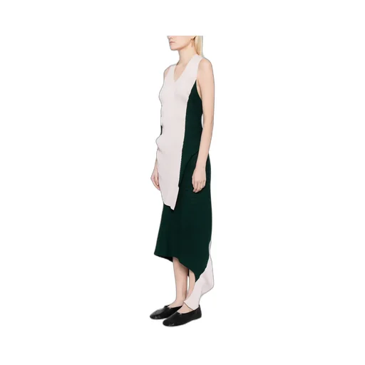 Asymmetric Ribbed-Knit Top