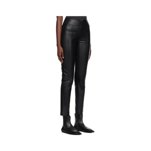 Straight Seams High-Rise Casual Pants
