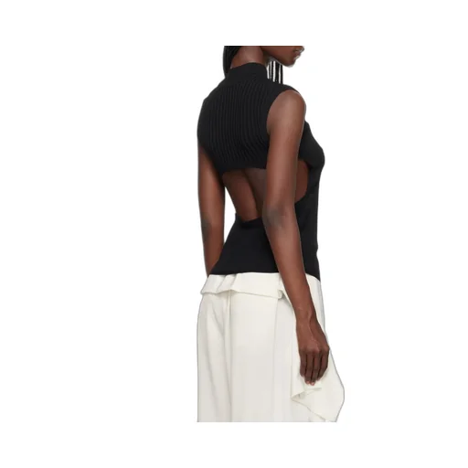 High-Neck Vest