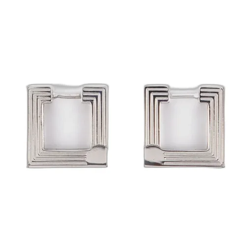Geometric Mini Hoop Earrings