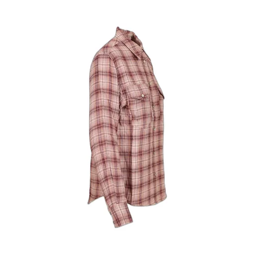 Yalisa Buttoned-Checked Shirt