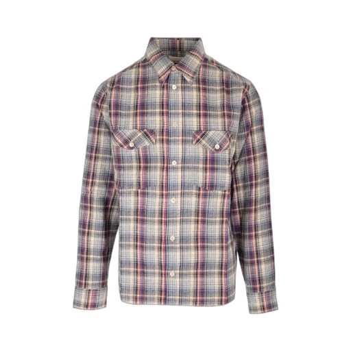 Checked Long-Sleeved Shirt