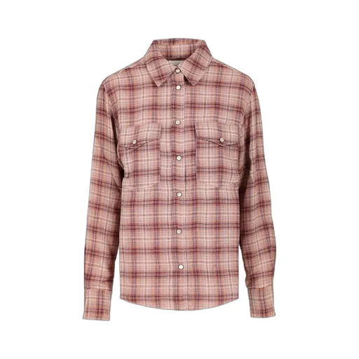 Yalisa Buttoned-Checked Shirt