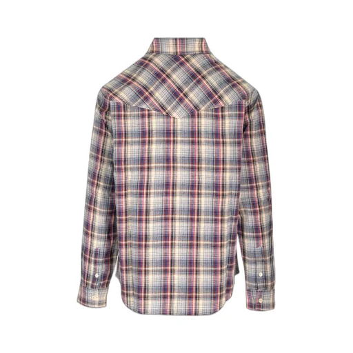 Checked Long-Sleeved Shirt