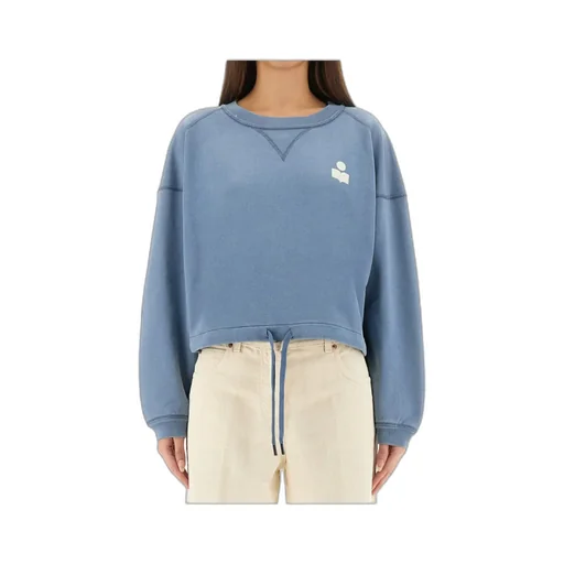 Logo Printed Drawstring Sweatshirt