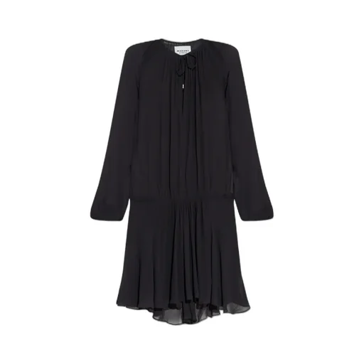 Drawstring Tiered Dress