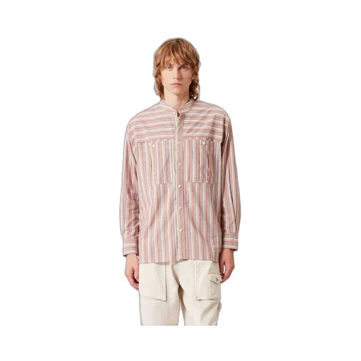 Button-Up Striped Shirt