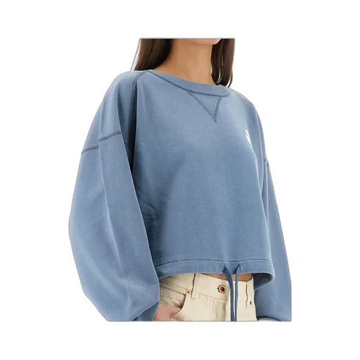 Logo Printed Drawstring Sweatshirt
