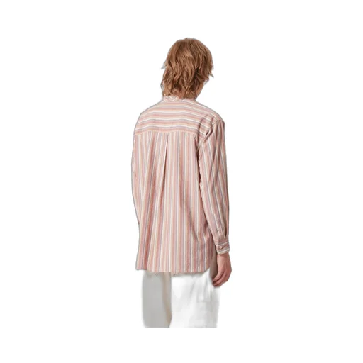Button-Up Striped Shirt
