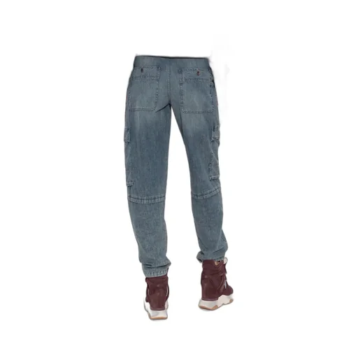 Logo-Patch Denim Cargo Jeans