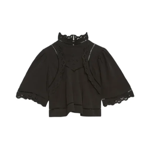 Lace Trim Blouse