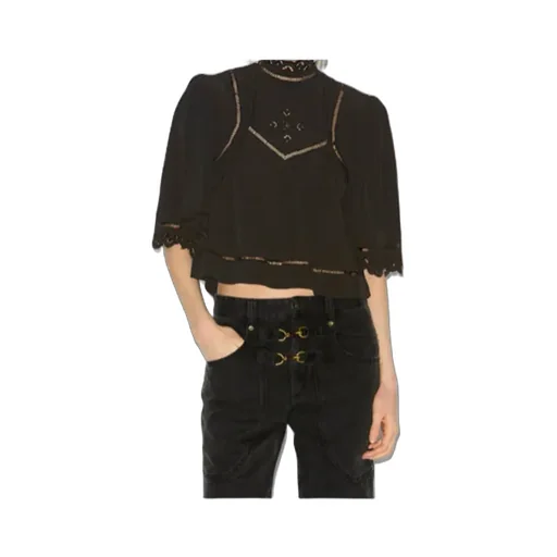 Lace Trim Blouse