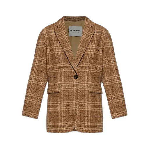Limiza Checkered Wool Blazer
