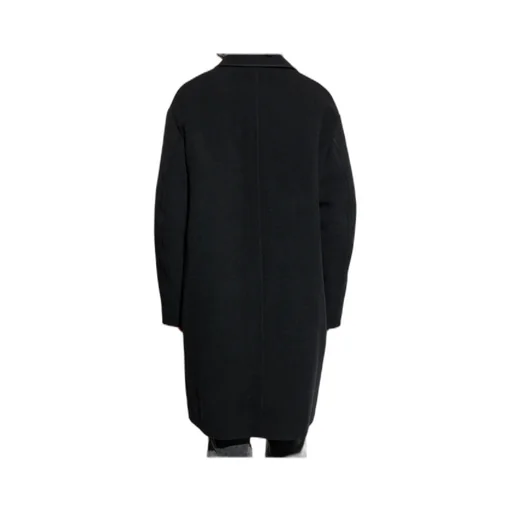 Collared Button-Fastening Coat