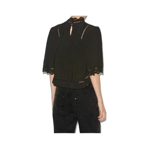 Lace Trim Blouse