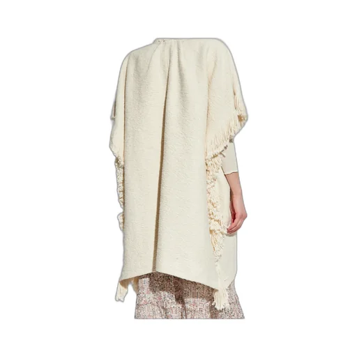 Fringed Buckled Sleeveless Jacket