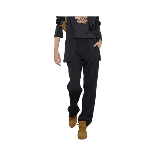 High Waist Pinstriped Trousers