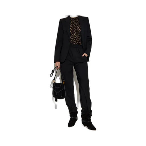 Elastic Waist Casual Pants