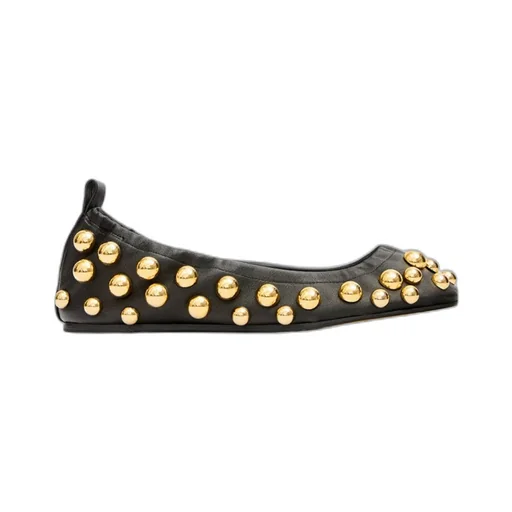 Stud Embellishment Flat Shoes