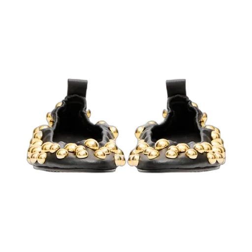Stud Embellishment Flat Shoes