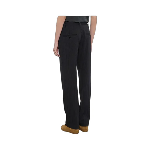 High Waist Pinstriped Trousers