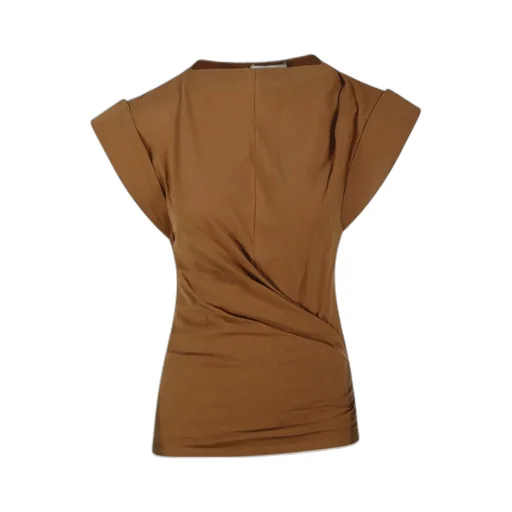 Maisan Cap-Sleeved Top