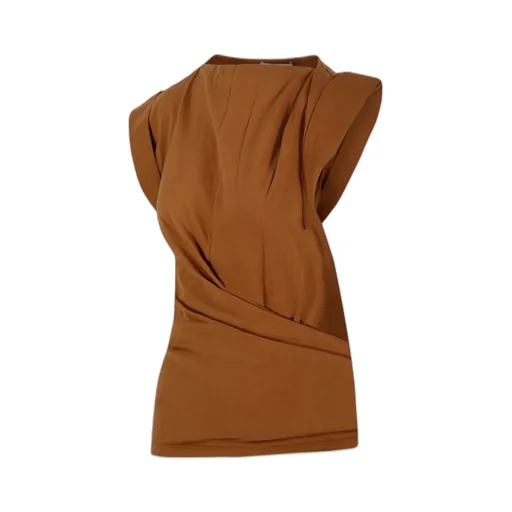 Maisan Cap-Sleeved Top