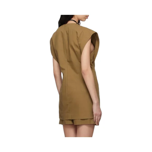 Wide Shoulder Sleeveless Vest