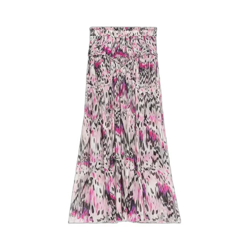 Rolande Abstract Patterned Maxi Skirt