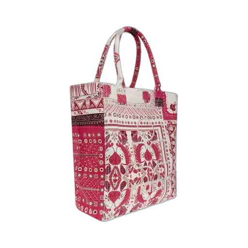 Yenky Logo Embroidered Shopping Bag