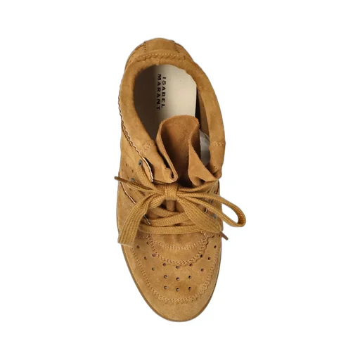 Bobby Lace-Up Wedge Sneakers