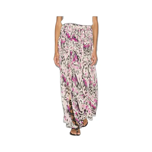 Rolande Abstract Patterned Maxi Skirt