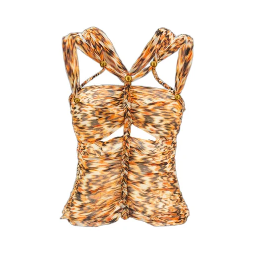 Revon Abstract Printed Top
