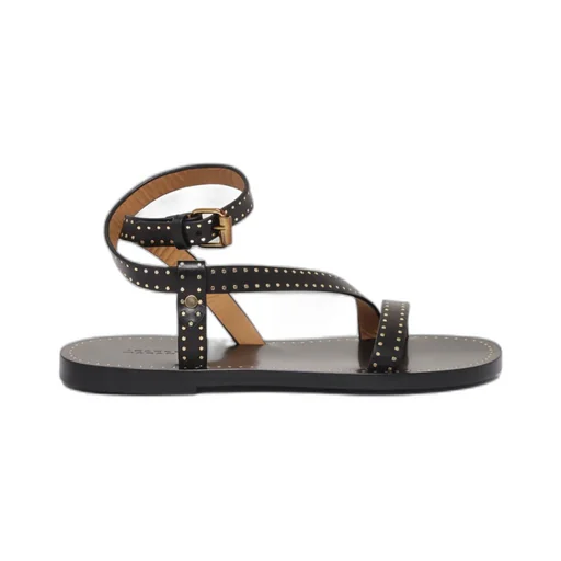 Studded Buckled Sandals