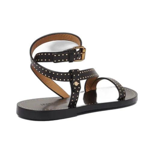 Studded Buckled Sandals