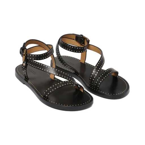 Studded Buckled Sandals